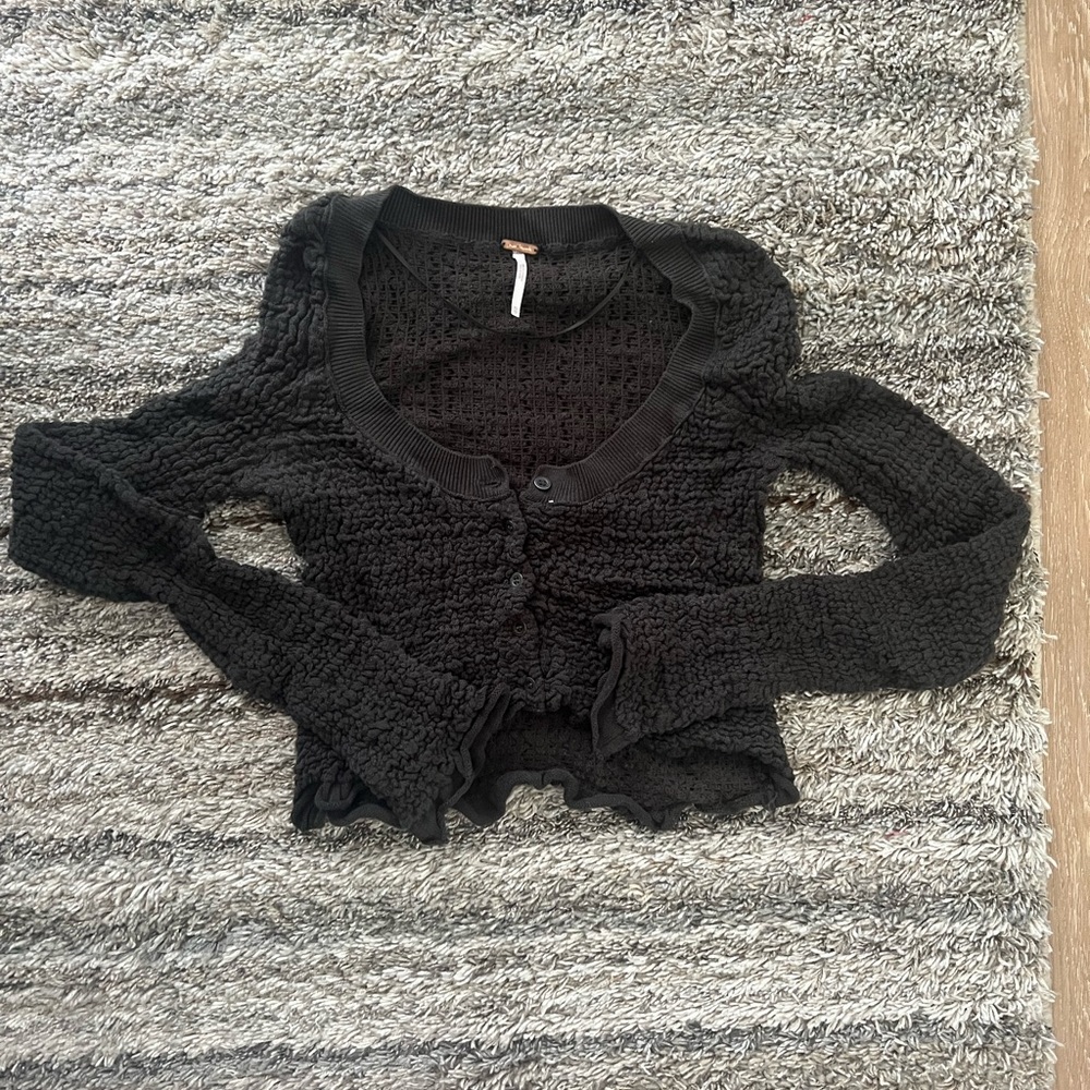 Free people cropped cardigan